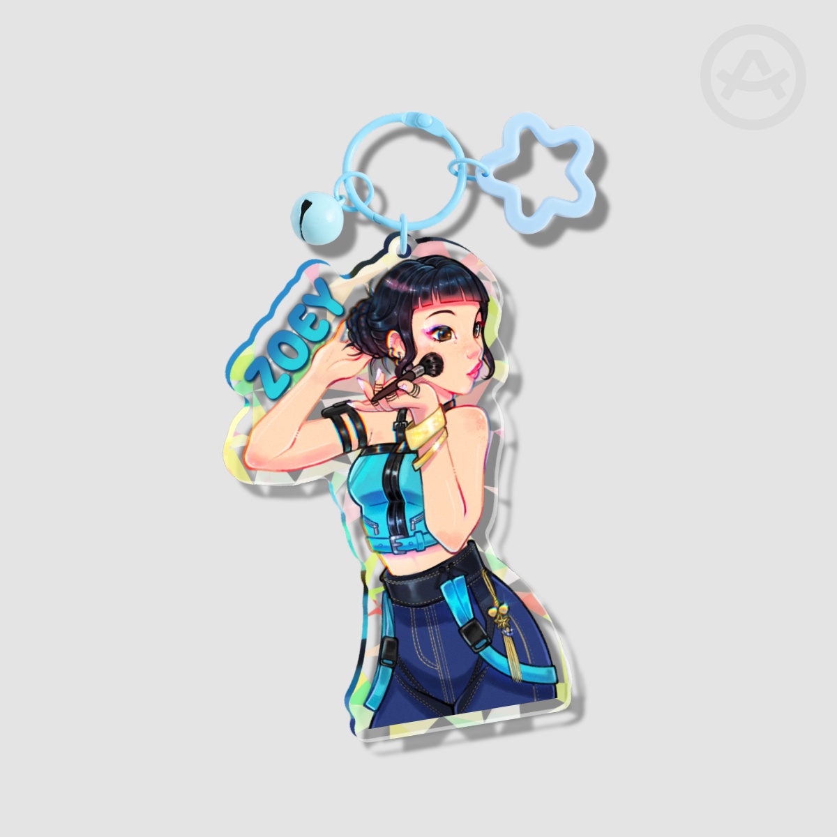 Zoey Acrylic Keychain | KPDH