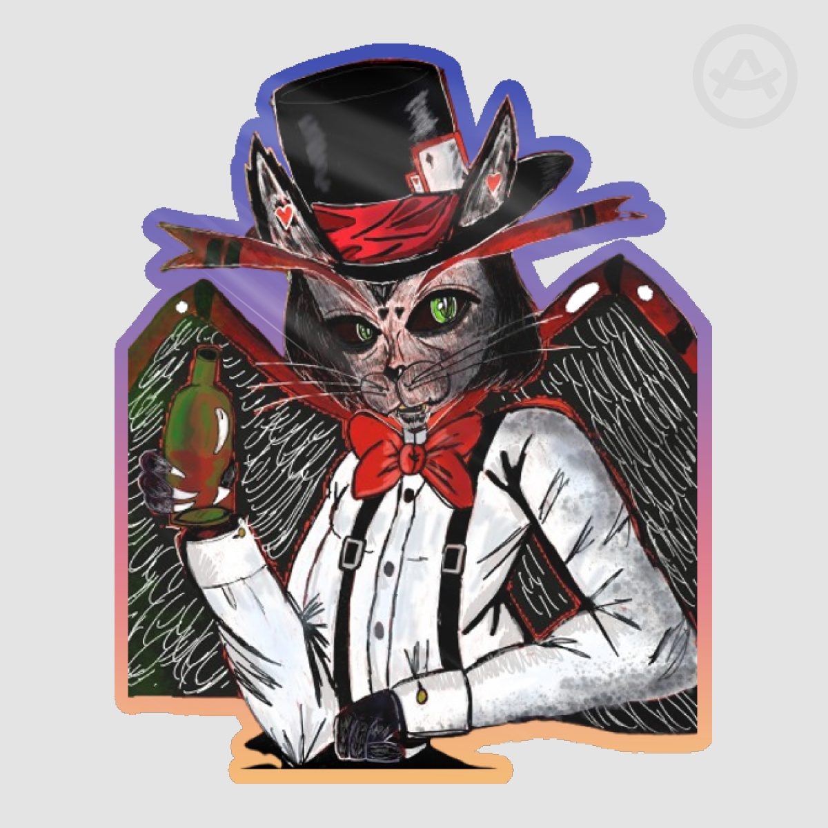 Husk  Sticker
