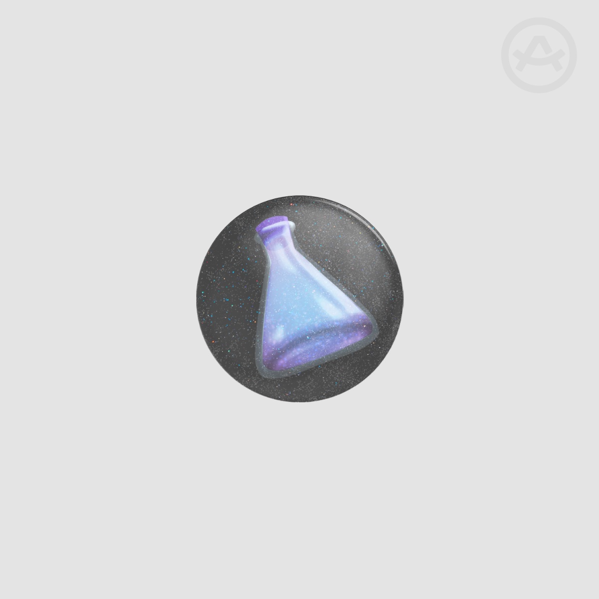 Mini Conical Flask Button