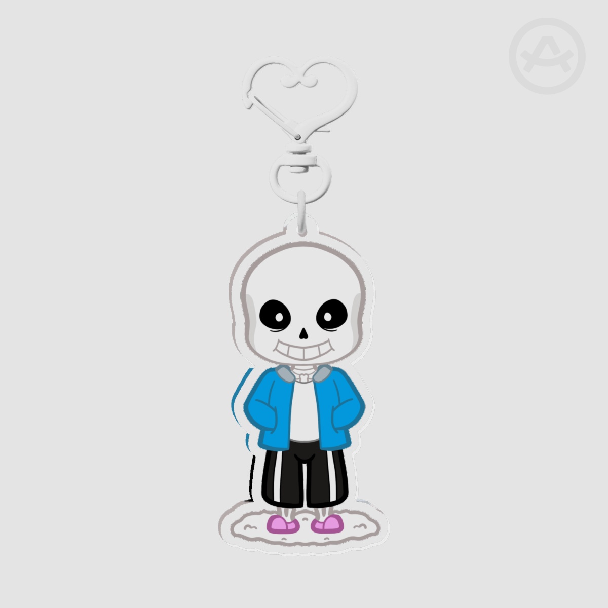 Short Skeleton Keychain