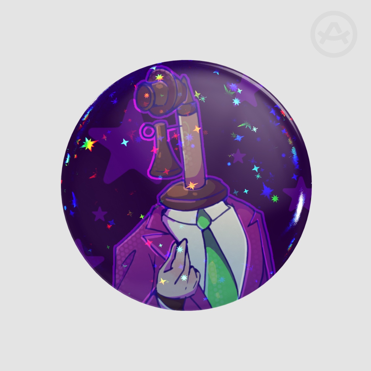 Sketchy Abel Dialtown Button