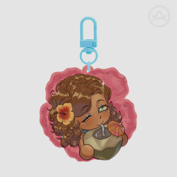 Mayumi glitter Keychain