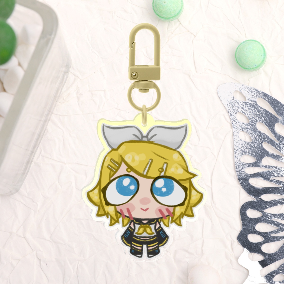 Kagamine Rin Vocaloid Acrylic Keychain