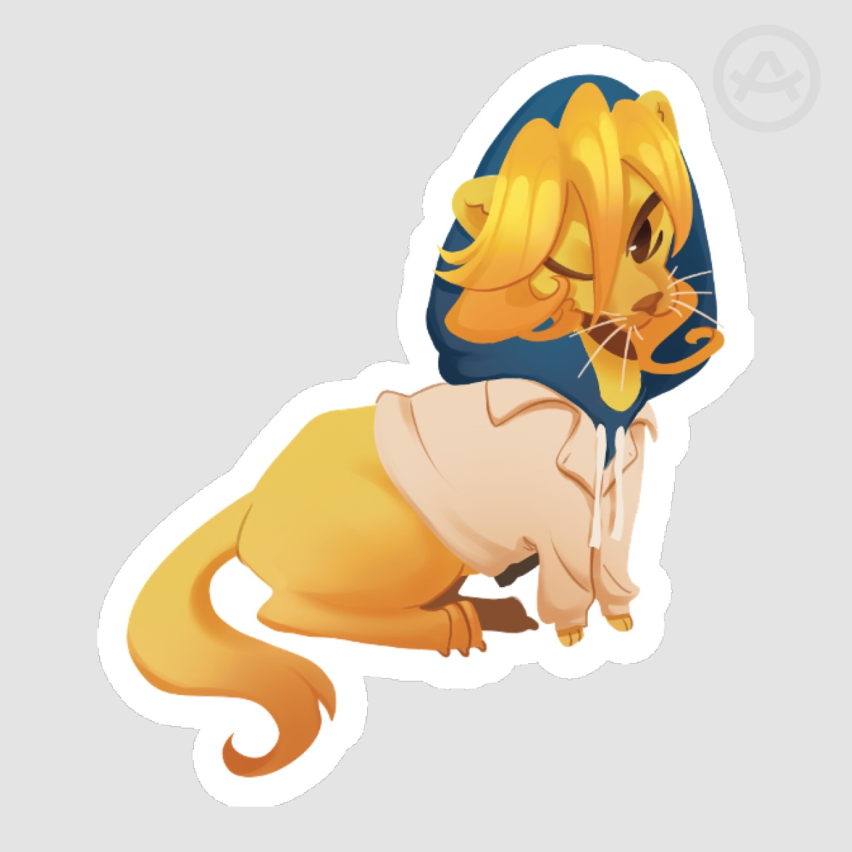 Ferret Kusakabe sticker (Doukyuusei)