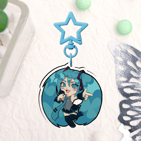 Hatsune Miku Vocaloid || keychain