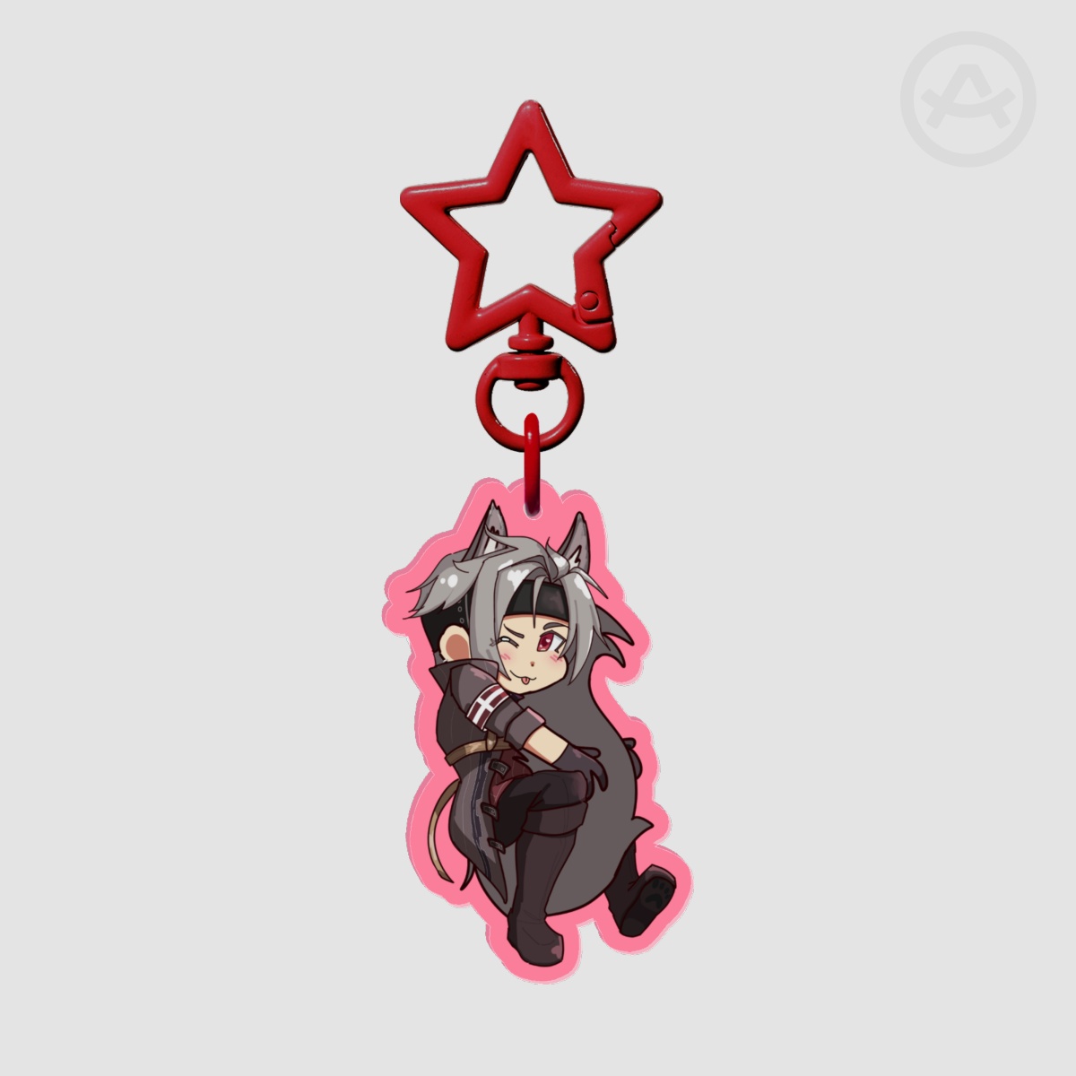 Crow CS2 Wolf - Clear Acrylic Keychain Double Sided