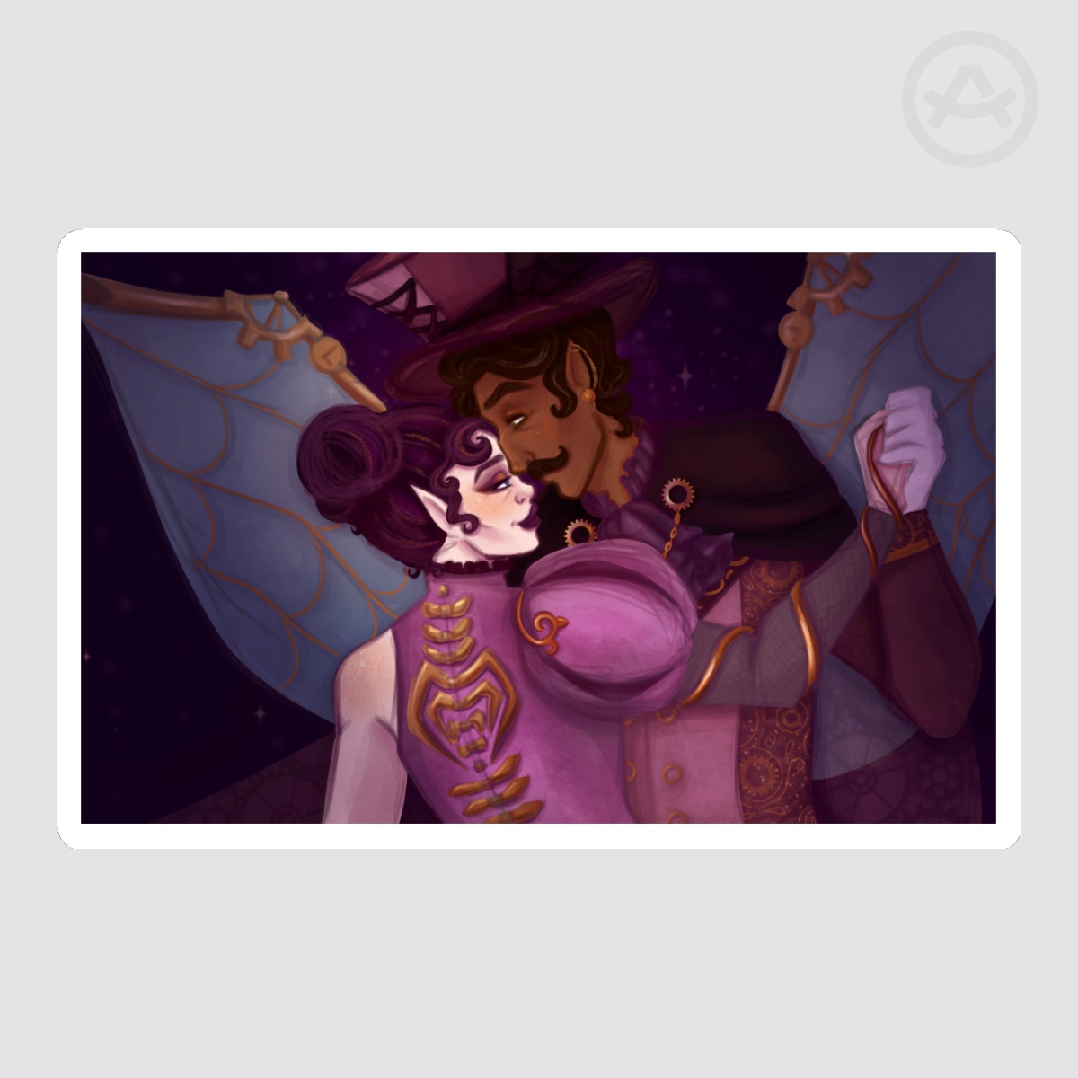 Halloween Dance BloodHex Sticker