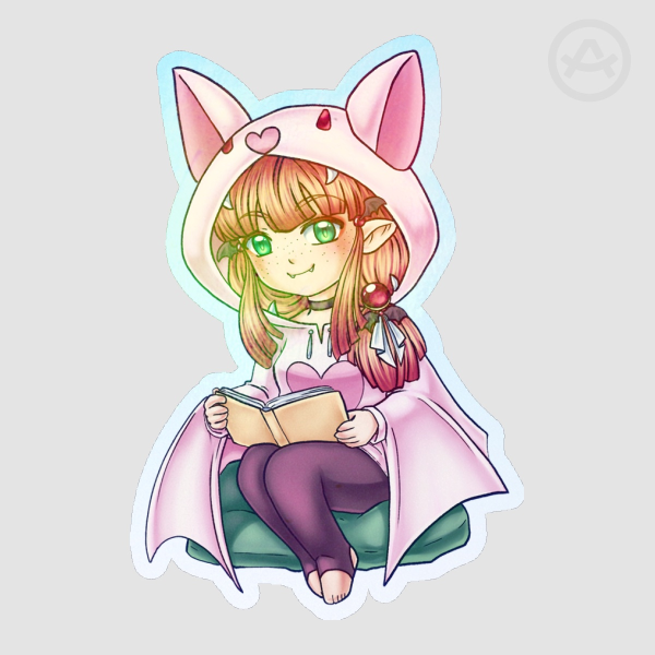 Bat hoodie - sticker