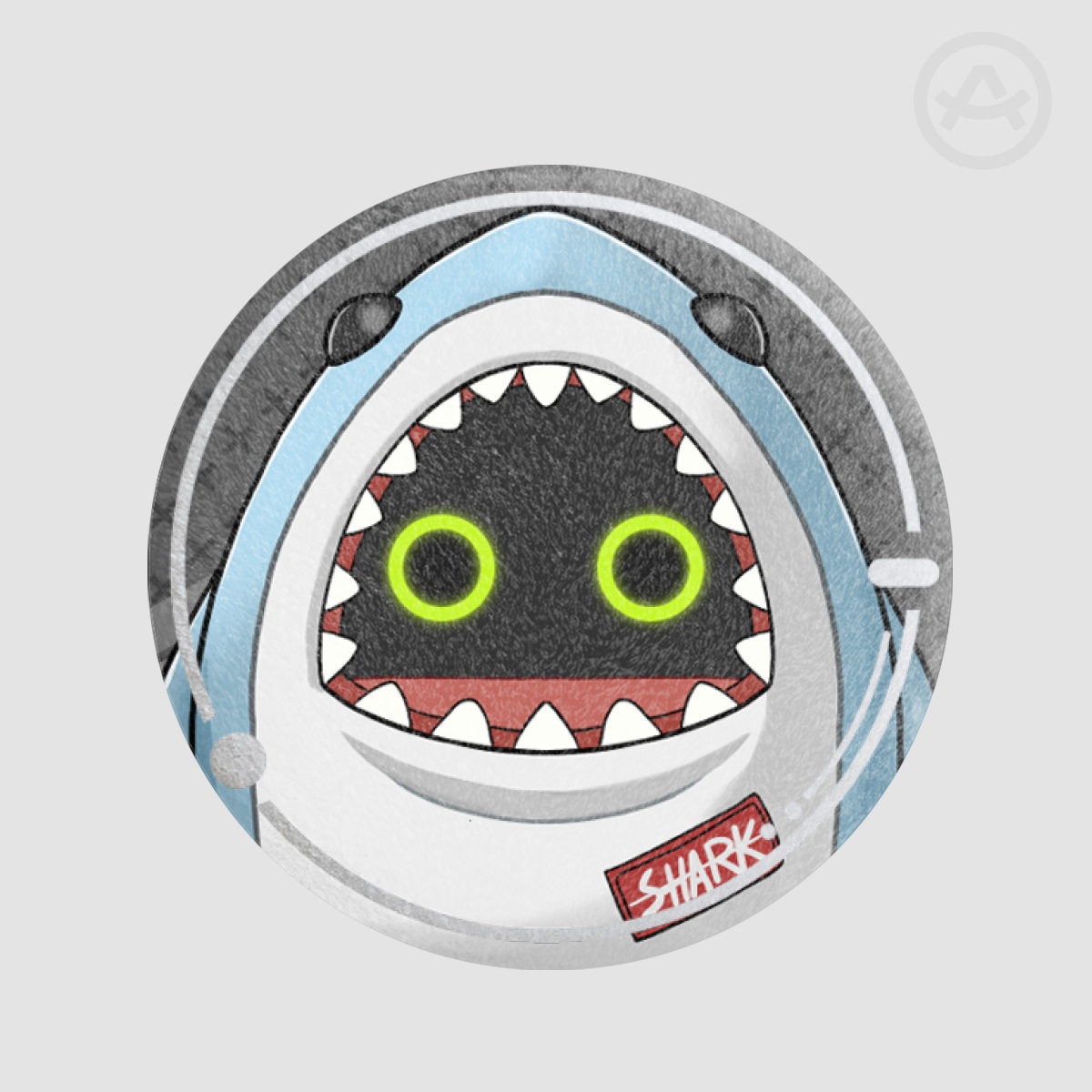 Sharkboo Plush Button