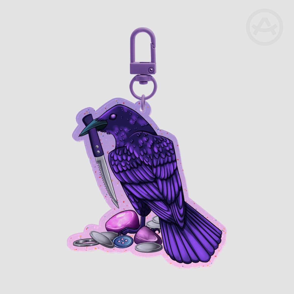 Crow Keychain