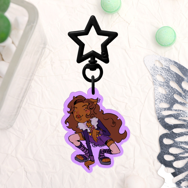 Clawdeen Wolf Keychain