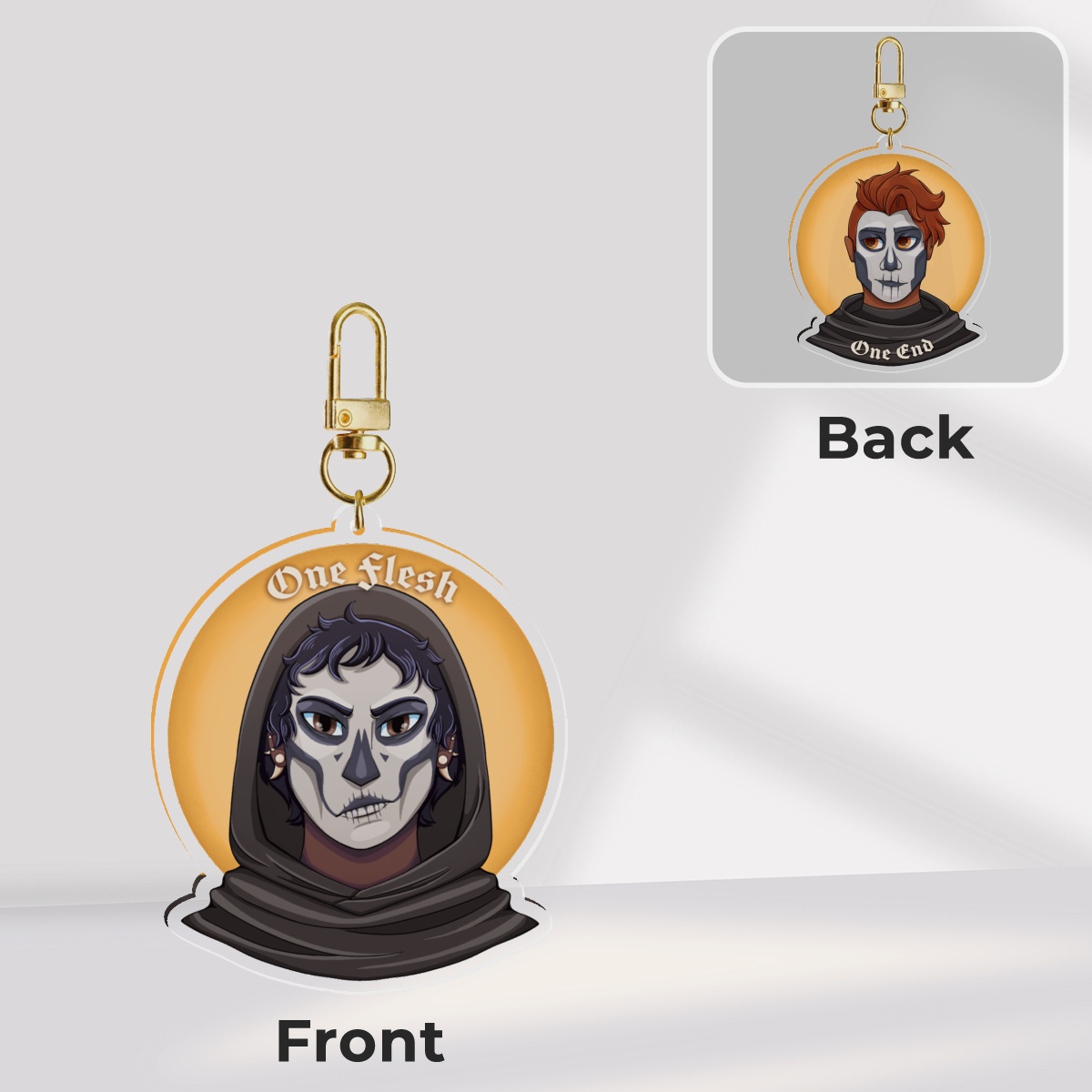 One Flesh One End Keychain