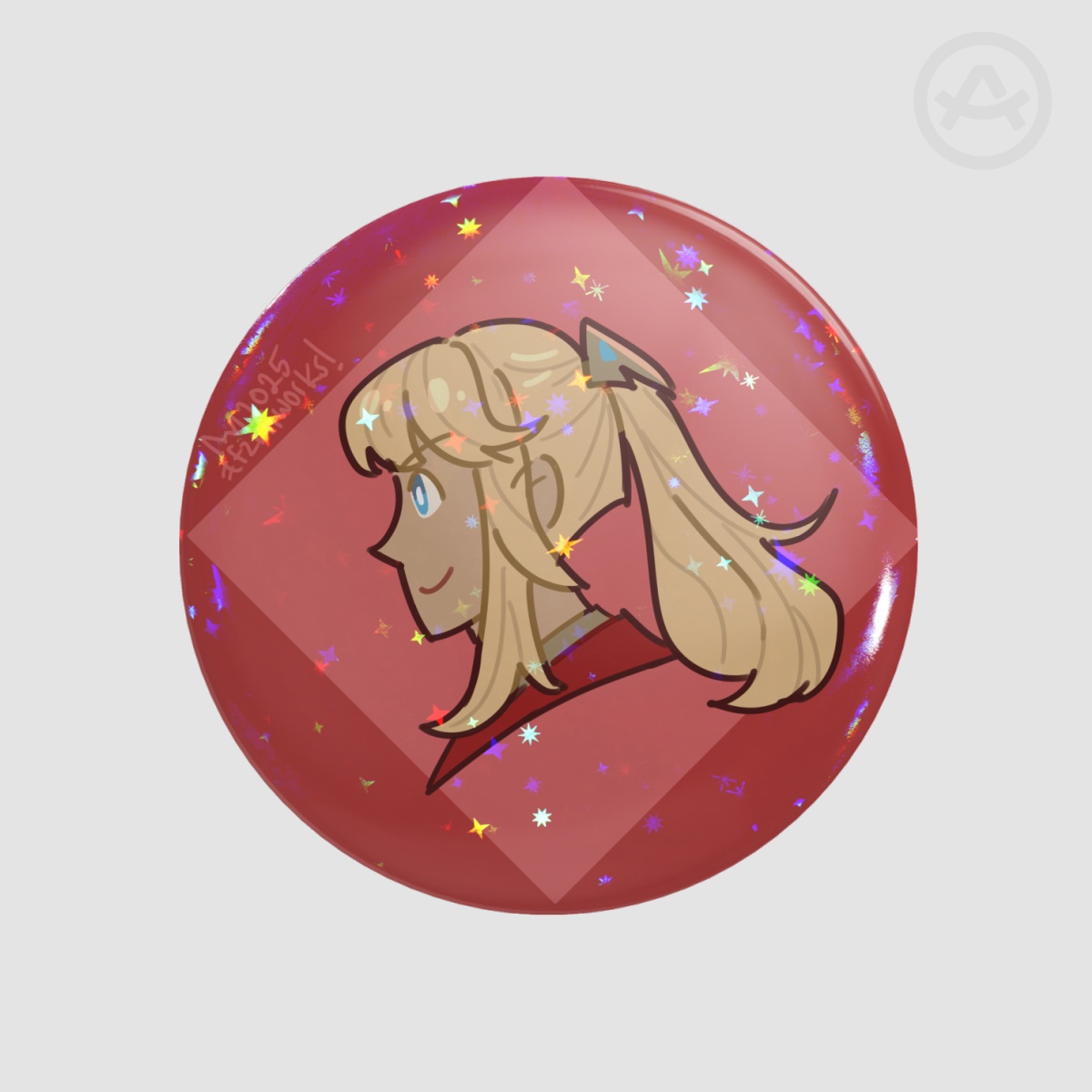 FFXIV holographic badge - Lyse