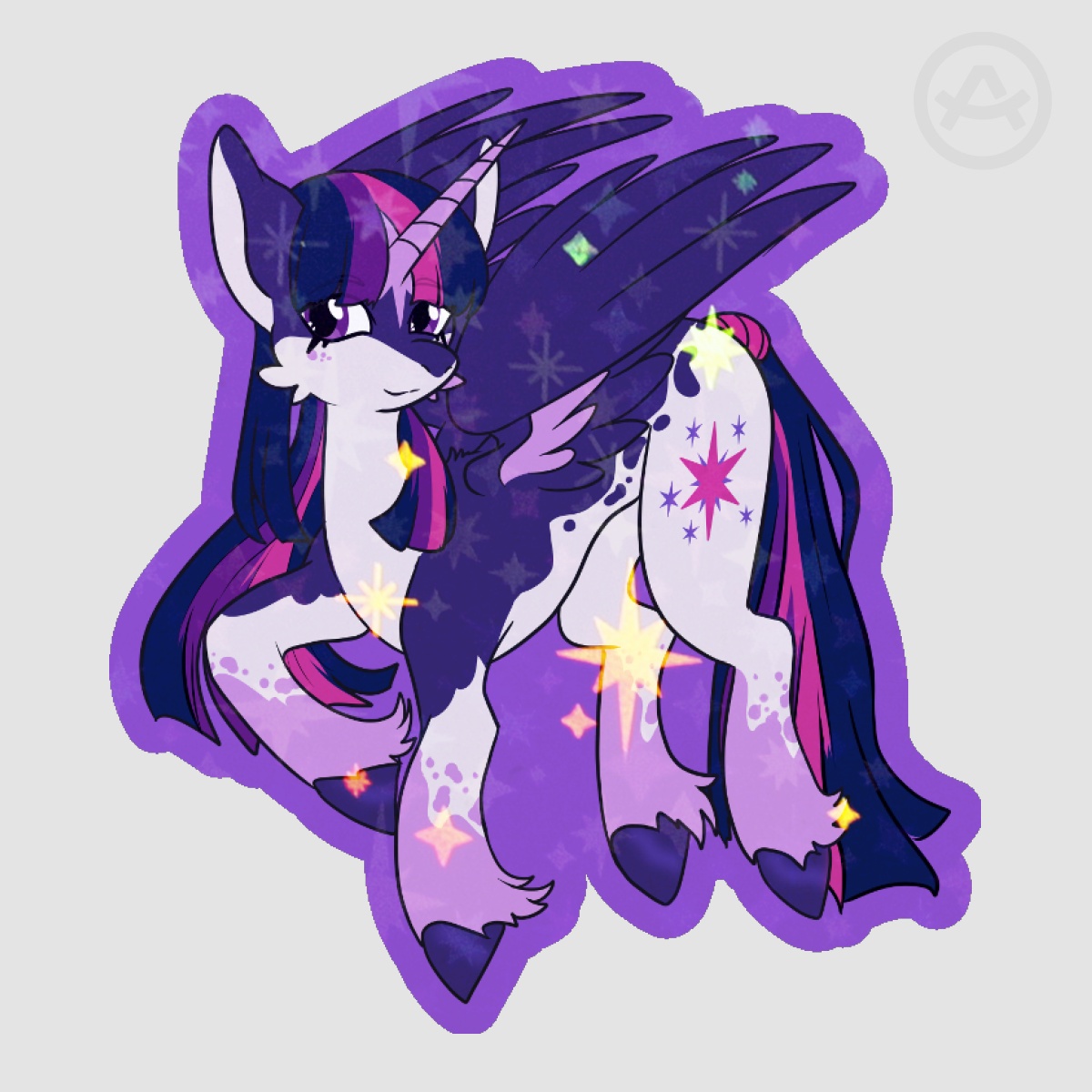 Colored Edge Die Cut Stickers