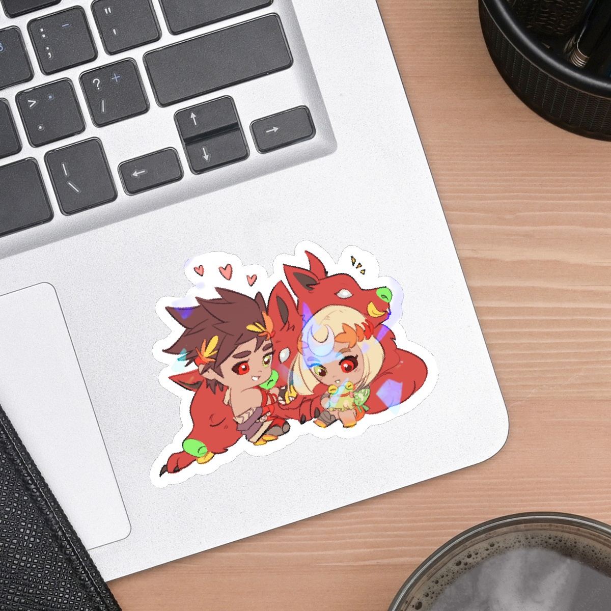 ZagMel Holo Glass Diecut Sticker