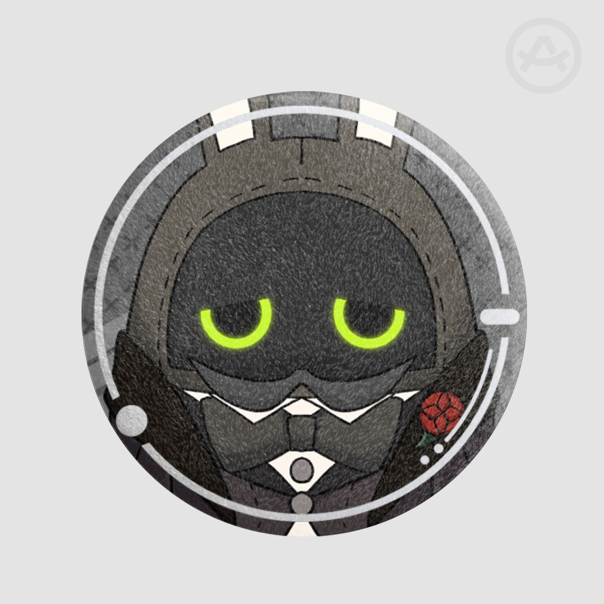 ButlerBoo Plush Button