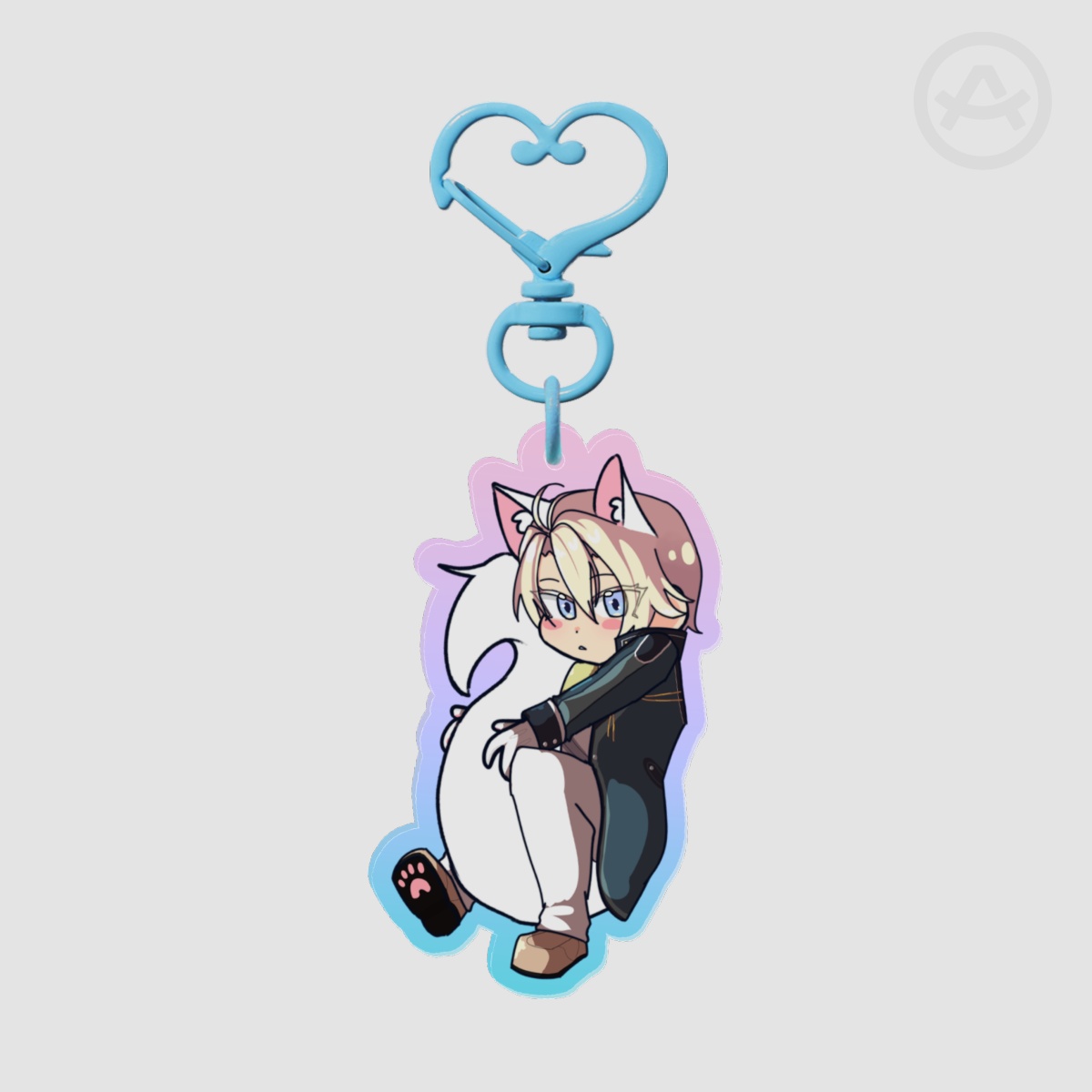 Jusis CS3 Kitty - Clear Acrylic Keychain Double Sided Clear Acrylic Keychain