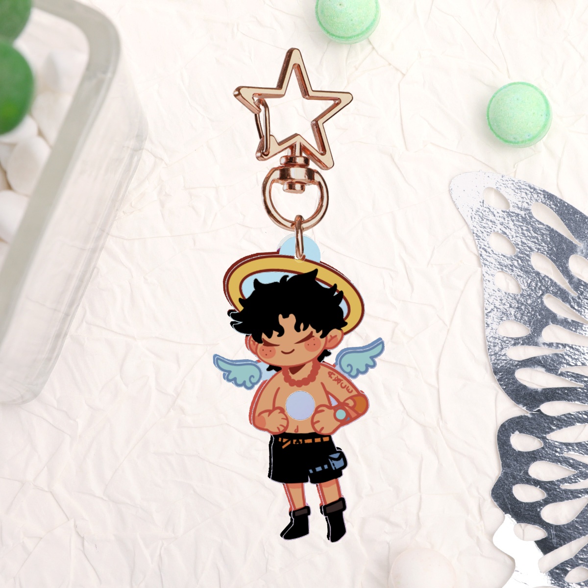 Ace Acrylic Keychain