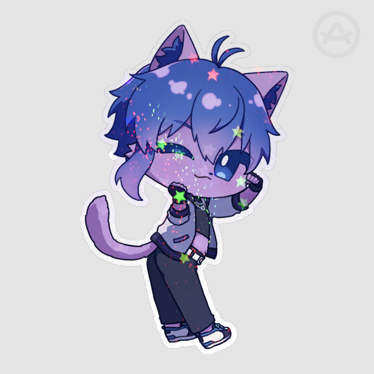 Amano Naoki UTAU Holographic Sticker