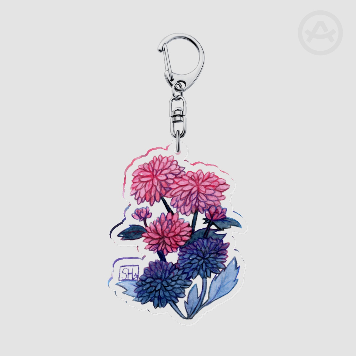 Omni Dahlia Keychain