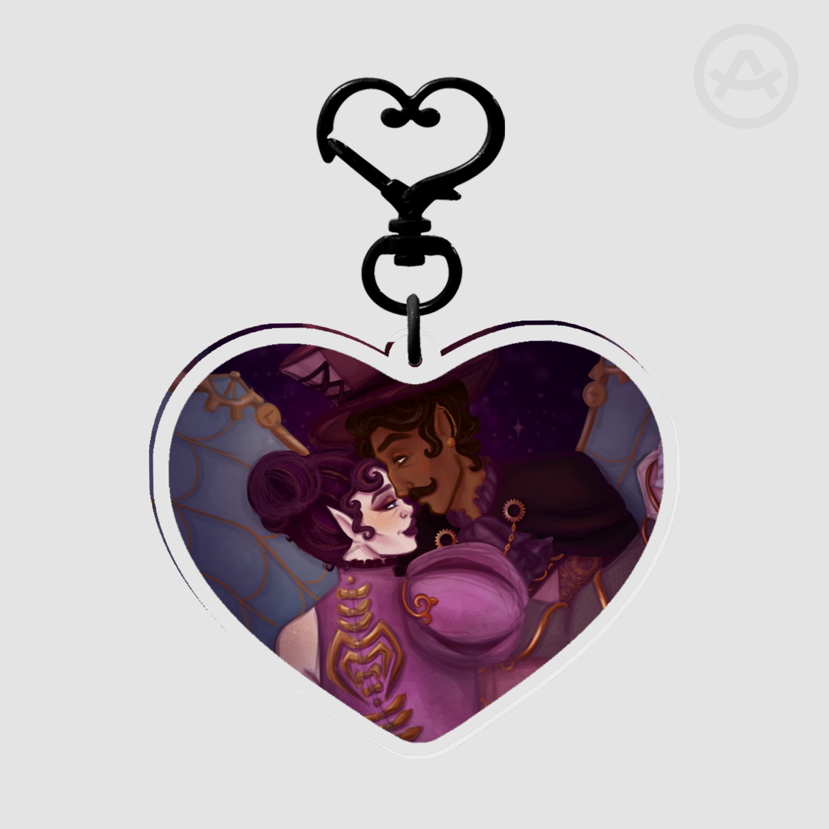 Halloween Dance BloodHex Keychain