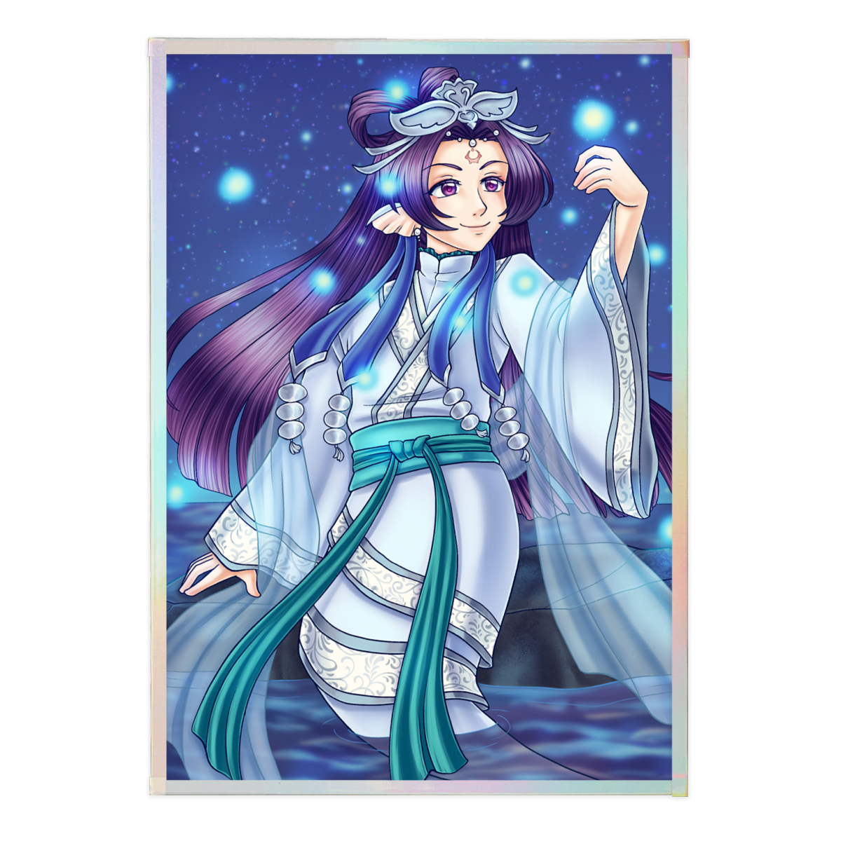 Mer-moon fairy artboard