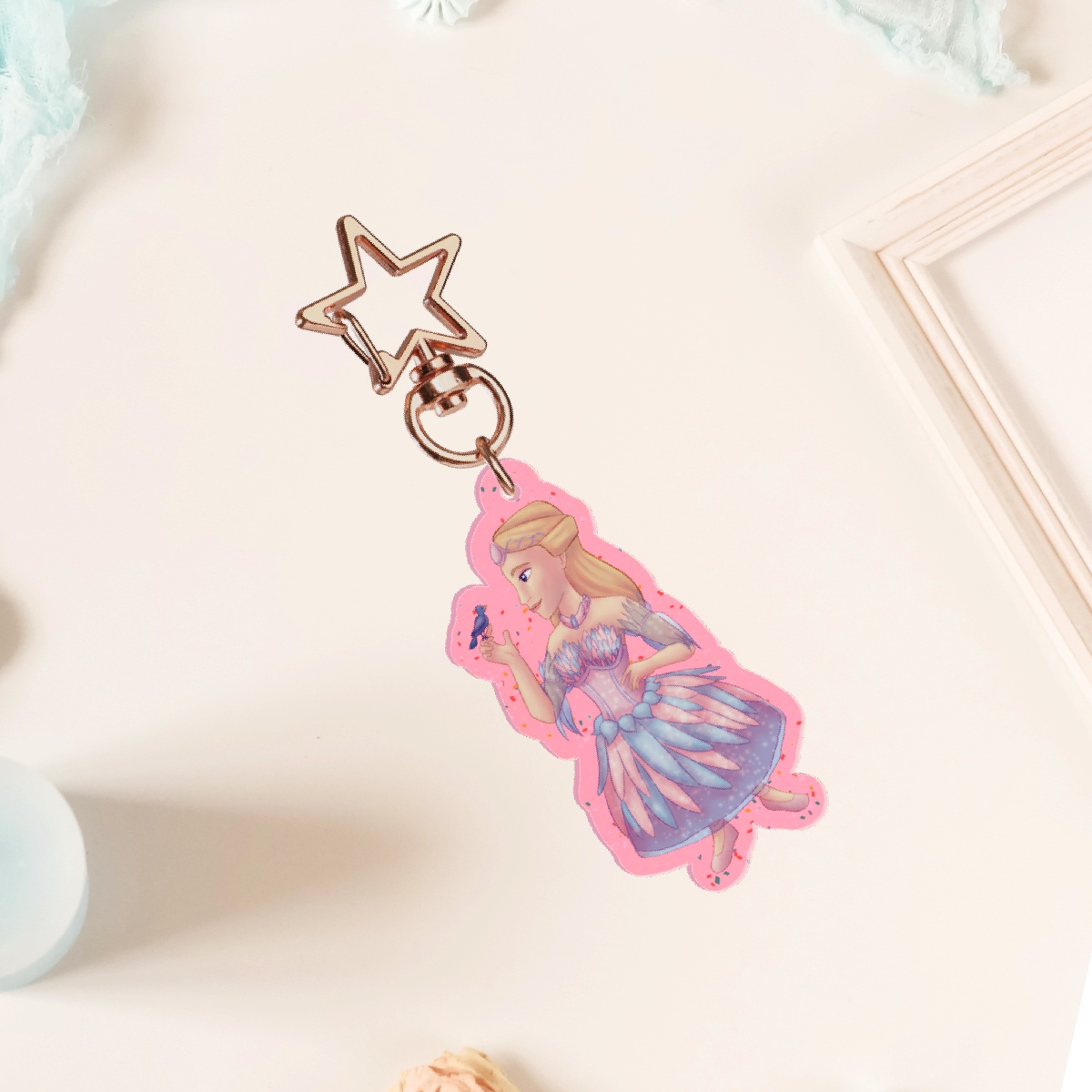 Odette - Barbie in Swan Lake Acrylic Keychain