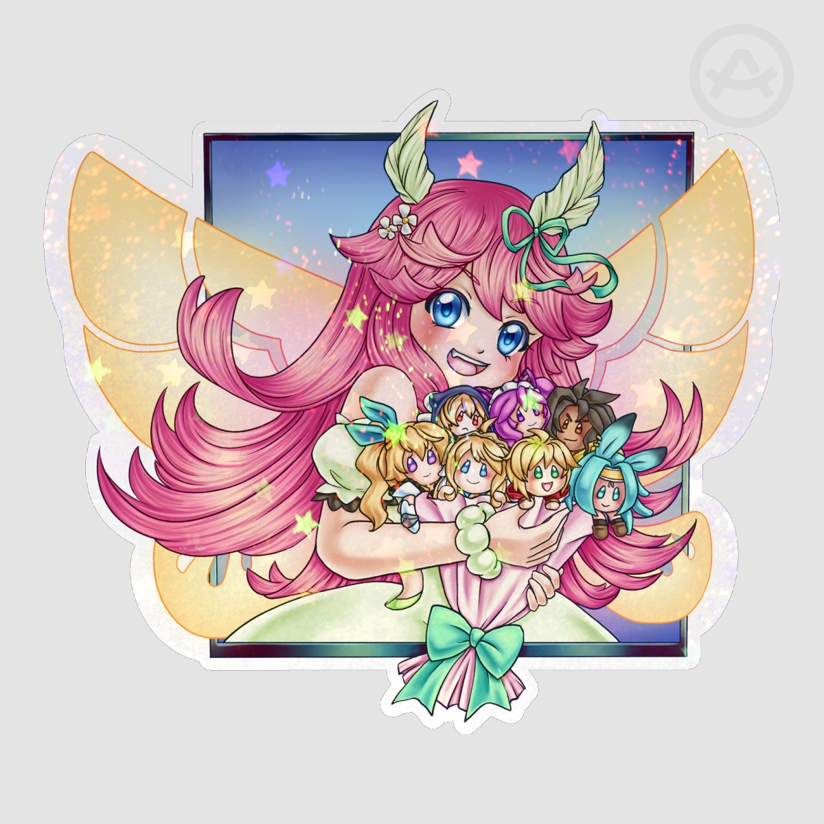 Plush Bouquet - sticker