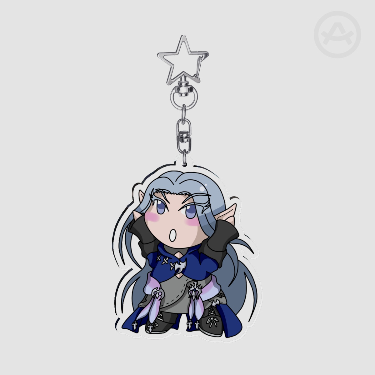 Chibi Ysayle Clear Acrylic Keychains