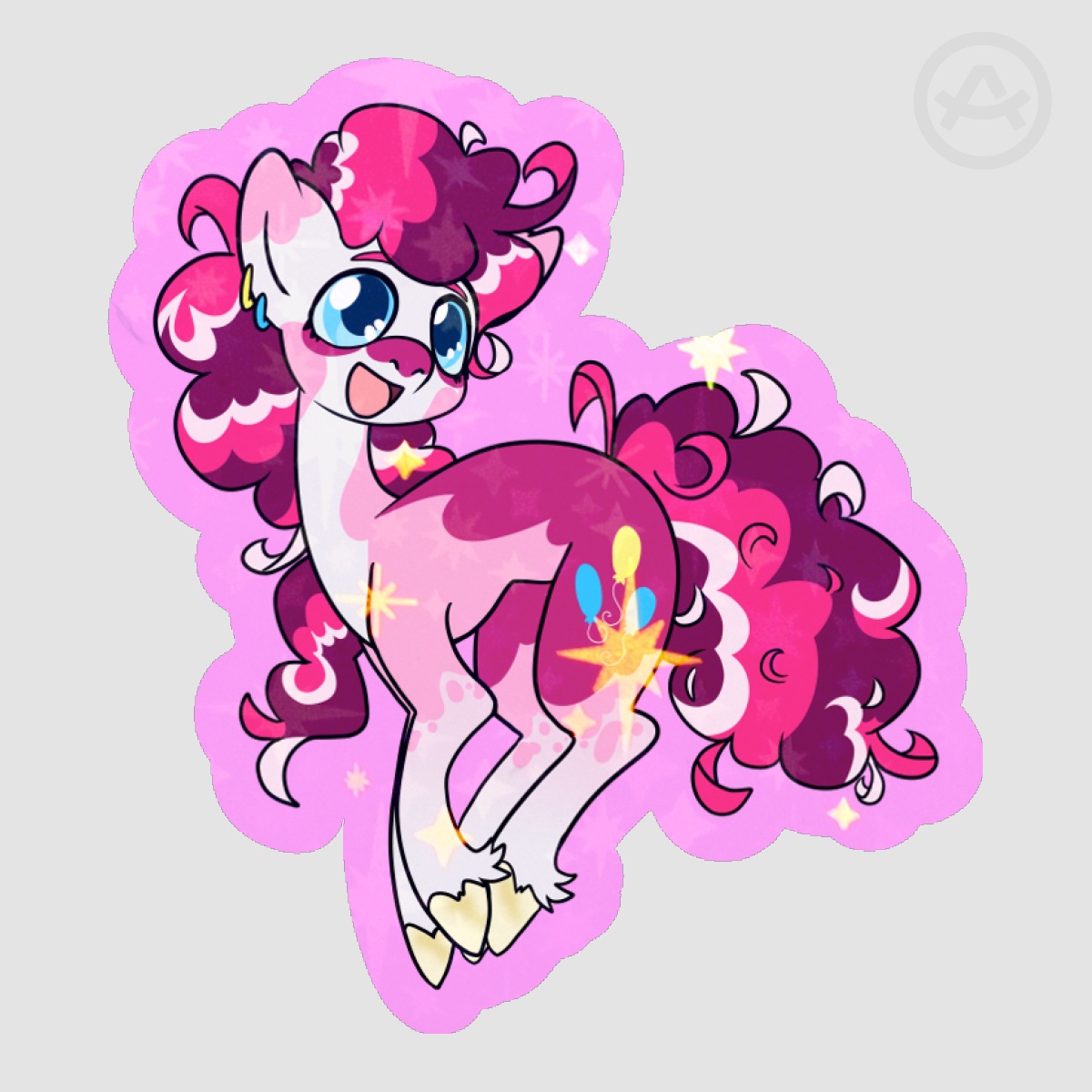 Colored Edge Die Cut Stickers