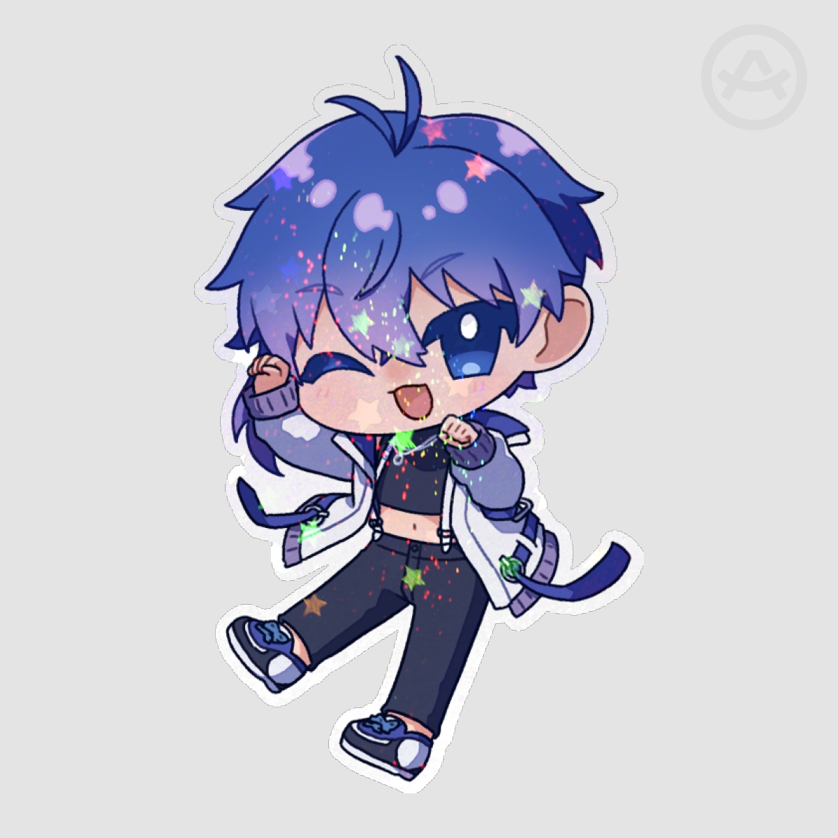 Amano Naoki ENUNU Holographic Sticker