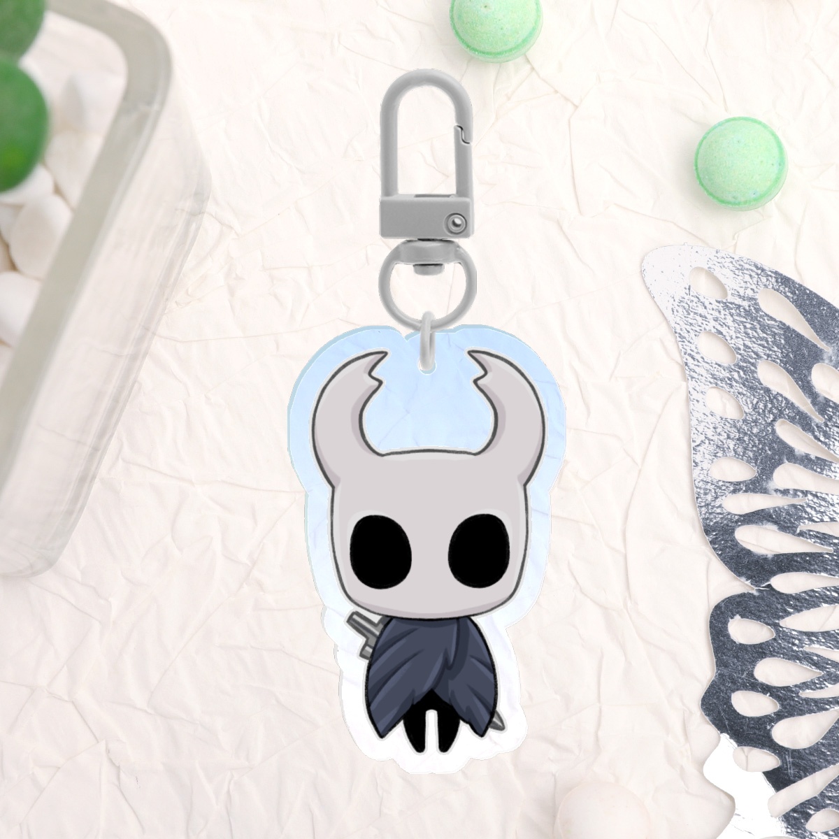 The Knight - Hollow Knight Colored Edge Acrylic Keychains
