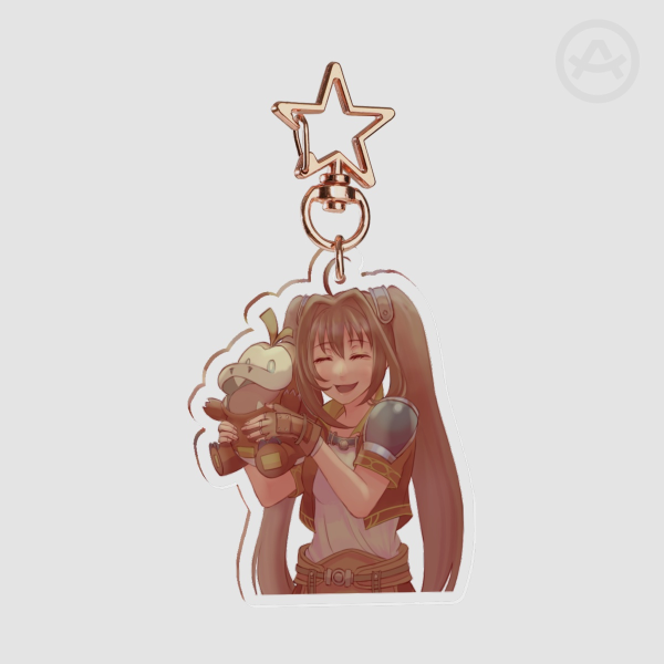 Estelle Bright with Fuecoco Acrylic Keychain