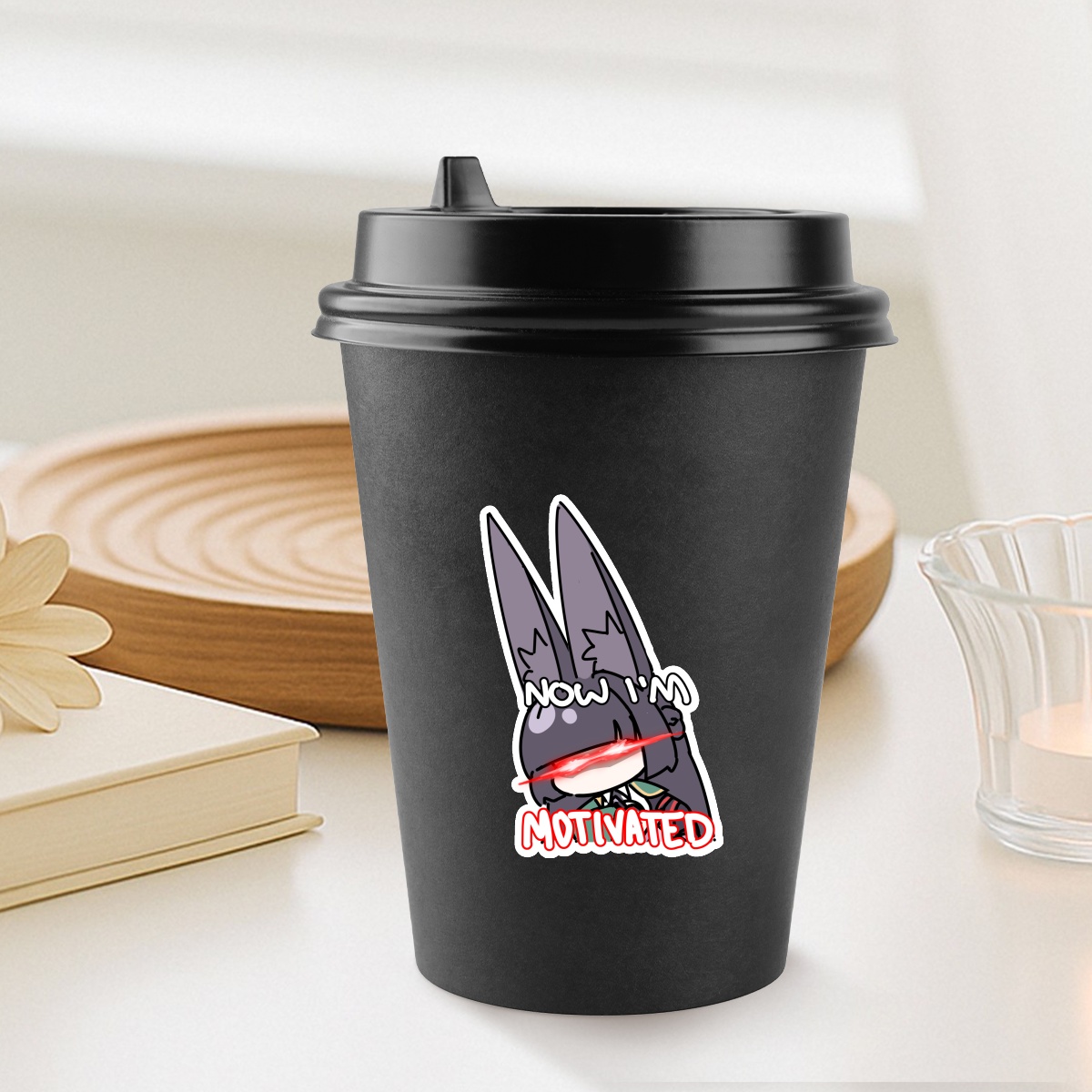 Miyabi Sticker (Now I'm Motivated) by Klaius - ACGGOODS