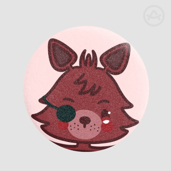 Foxy Five Nights at Freddy's Plush Badge