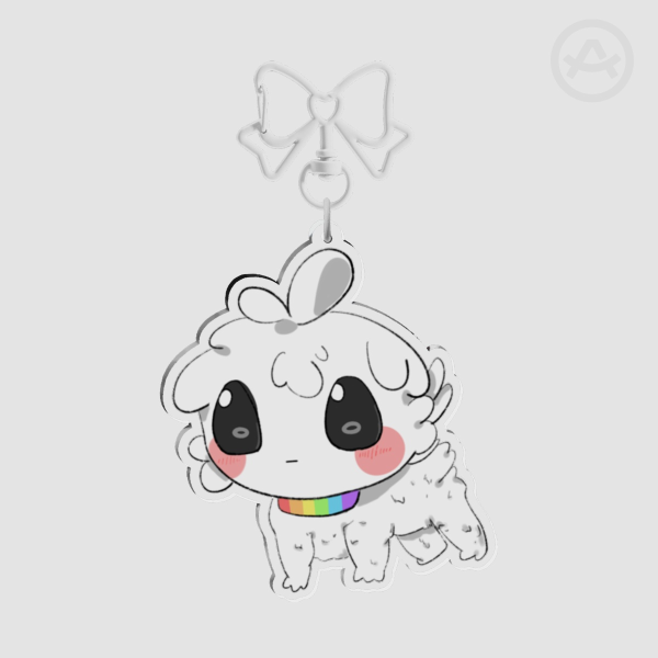 Autism Creature (LGBT vers.) Clear Acrylic Keychain