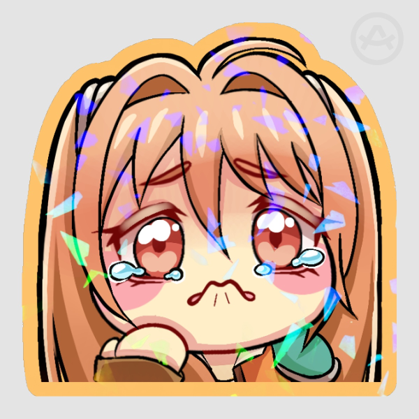 Estelle Bright (Crying Chibi) 2x2 Sticker