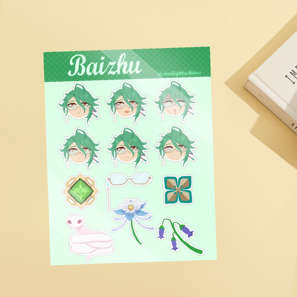 Baizhu Sticker Sheet