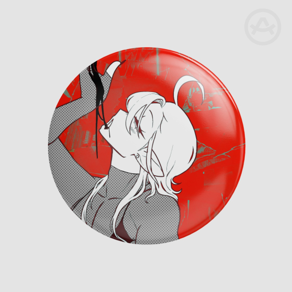 Hell Struck- Balam | Glossy Round Badges