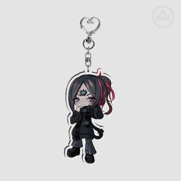 Limu Glitter Acrylic Keychain