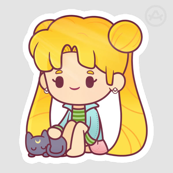 Usagi & Luna Sticker