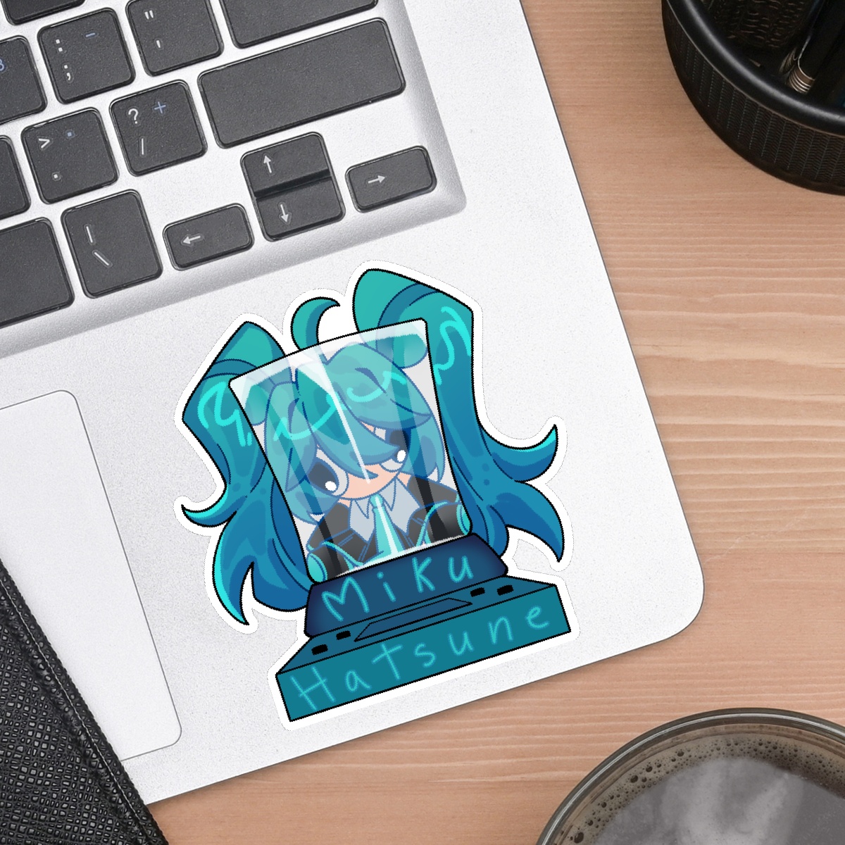 [ Vocaloid ] Miku in a blender Sticker