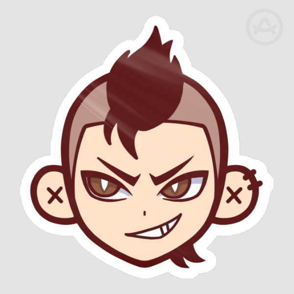 Mohawk Mark | Invincible Glossy Sticker