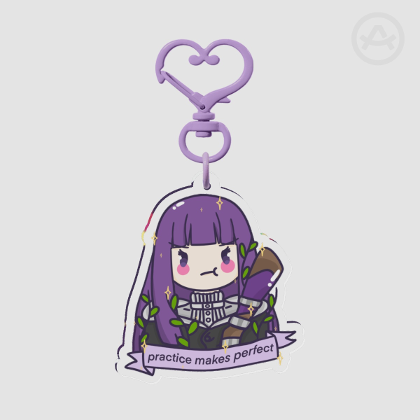 Fern Frieren Clear Acrylic Keychain