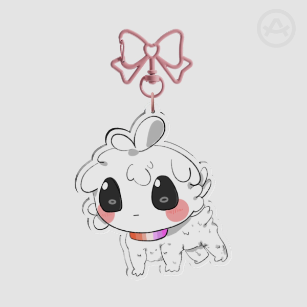 Autism Creature (Lesbian vers.) Clear Acrylic Keychain