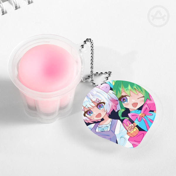 LUVBUGZ! Squishy Pudding Keychain