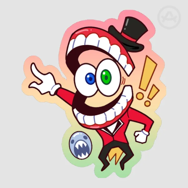 Caine TADC Sticker