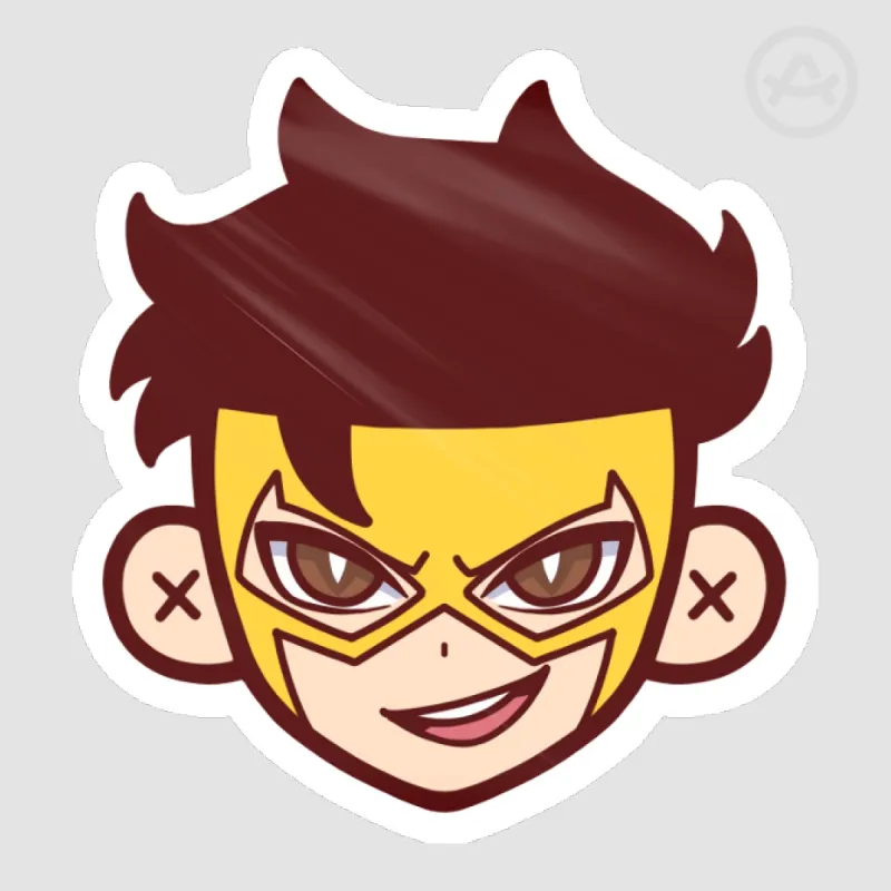 Lenseless Invincible Variant Lensless Mark | Invincible Glossy Sticker by tunafxsh - ACGGOODS