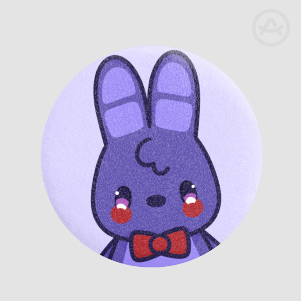 Bonnie Five Nights at Freddy's Plush Badge
