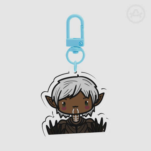 Fenris Dragon Age Clear Acrylic Keychain
